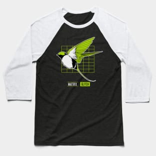 Bird in Glitch Baseball T-Shirt